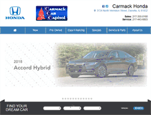 Tablet Screenshot of carmackhonda.com